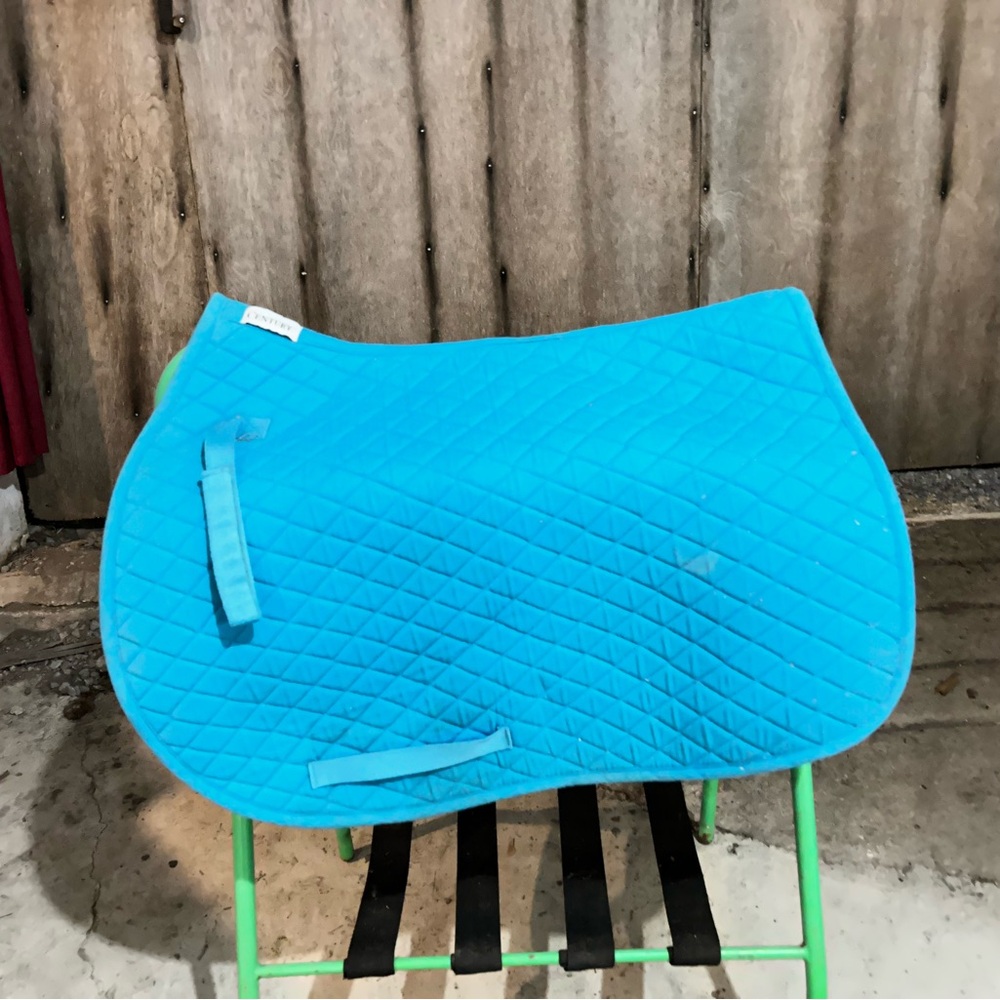 Blue Quilted Saddle Pad